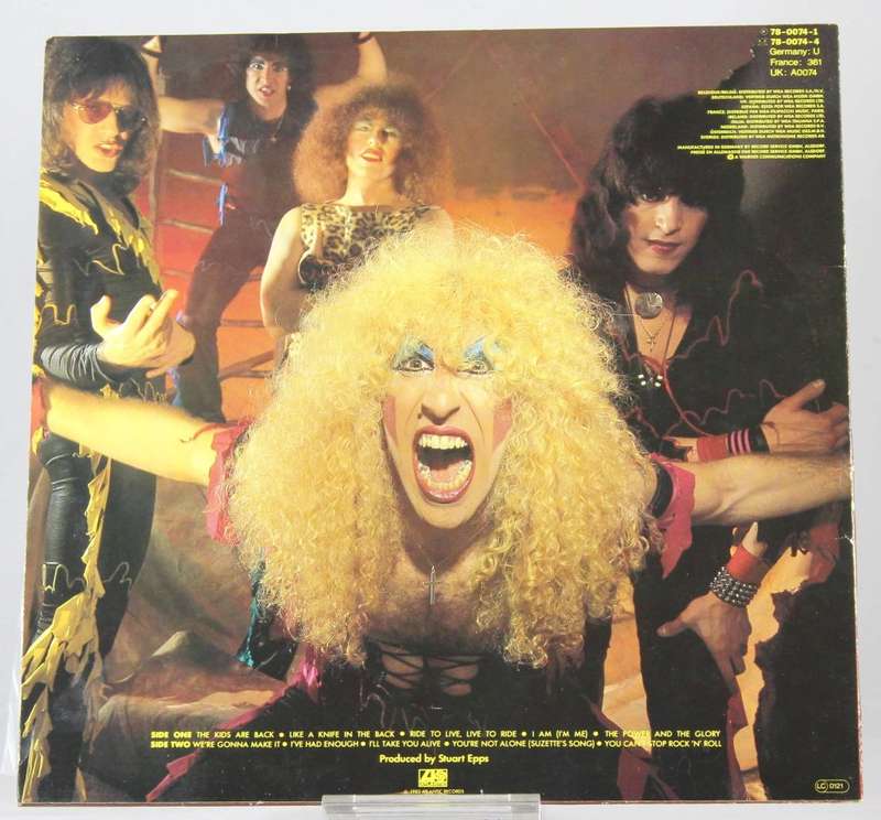 Twisted Sister - 5 albums!! -  1982  to 1987