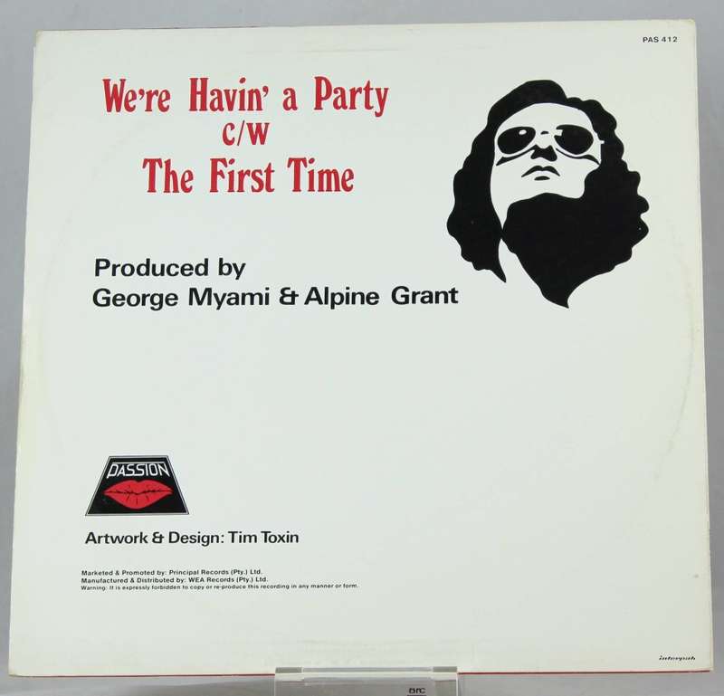 George Myami - We`re havin` a party - 12` Single - A treasure from 1984 - Bid now!!