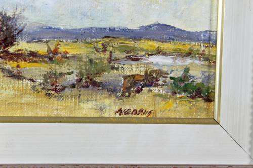 Neoklis Pnematicatos - Farm scene - Beautiful! - A little treasure! - Bid now!!