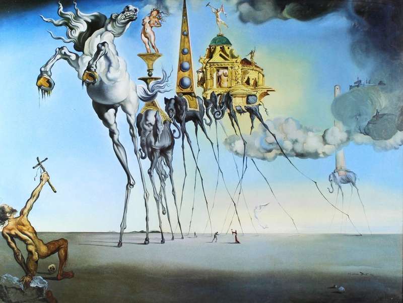 Salvador Dali - Abstract - A stunning print - Bid now!!