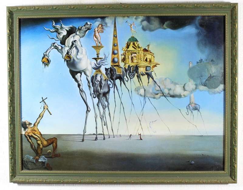Salvador Dali - Abstract - A stunning print - Bid now!!
