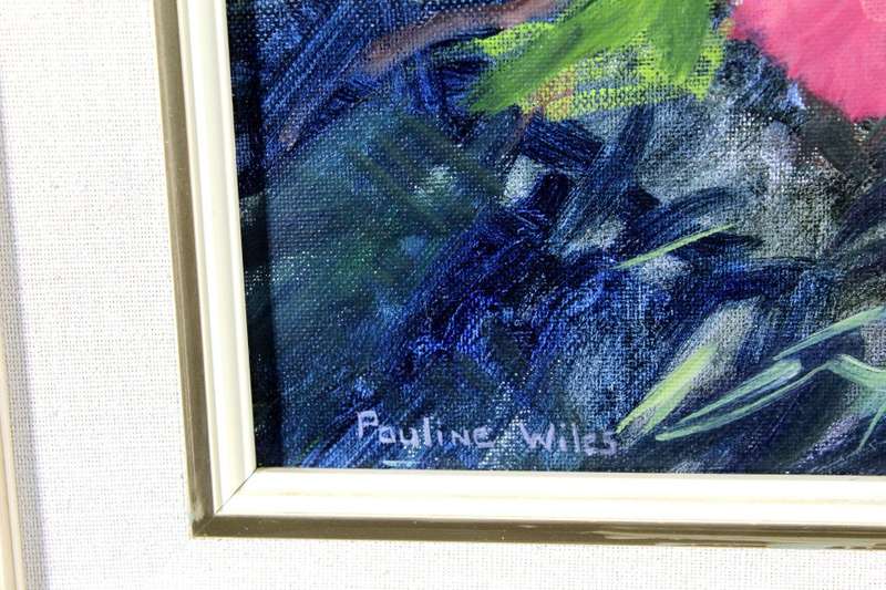Pauline Wiles - Still life flowers - A stunner at a giveaway price, bid now!!
