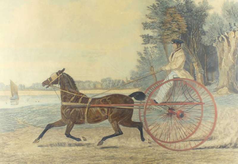 Lady Hamilton - Very old print - From an engraving by Chashunt