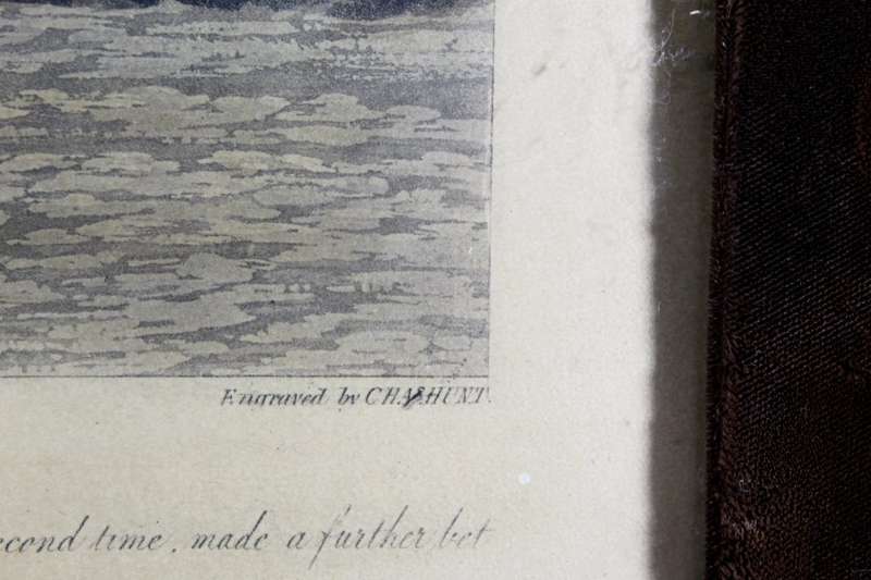 Lady Hamilton - Very old print - From an engraving by Chashunt