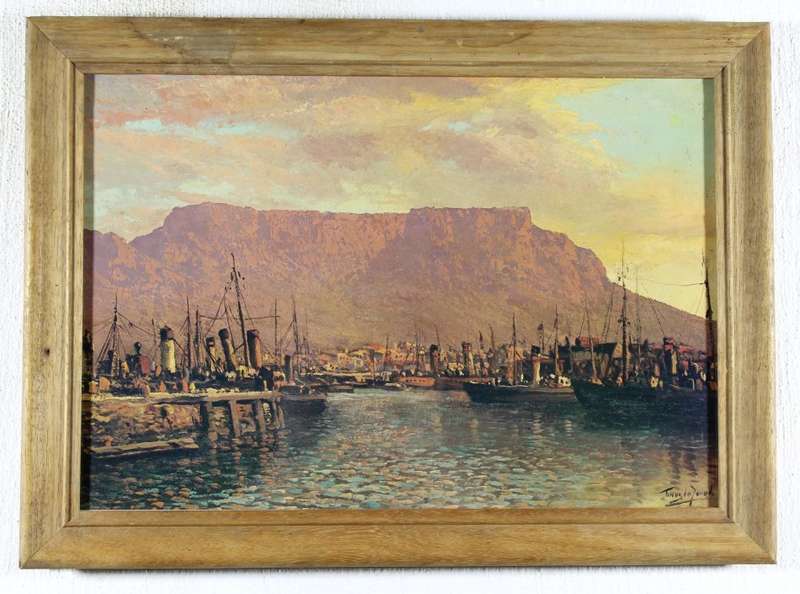 Tinus de Jongh - Table Mountain - A beautiful print!! Bid now!