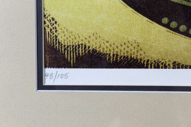 Hannes Harrs - Abstract form - Limited edition lithoprint