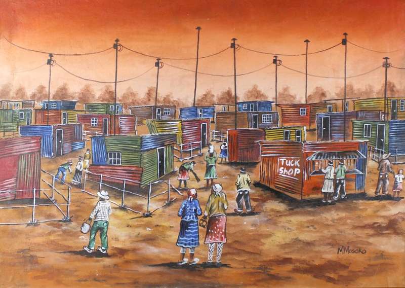 M Masoko - Township scene