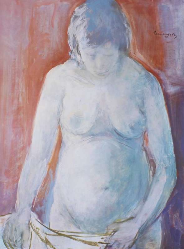 Jean Welz - Pregnant woman