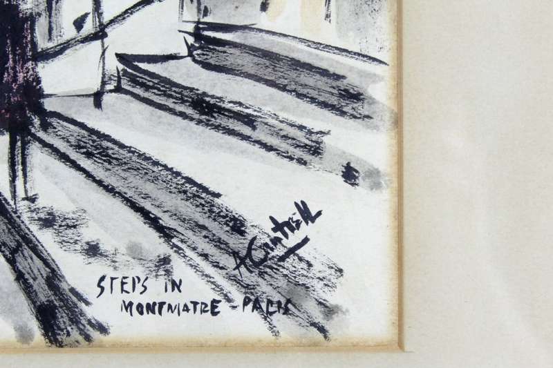 Arthur Cantrell - Steps in Montniatre, Paris