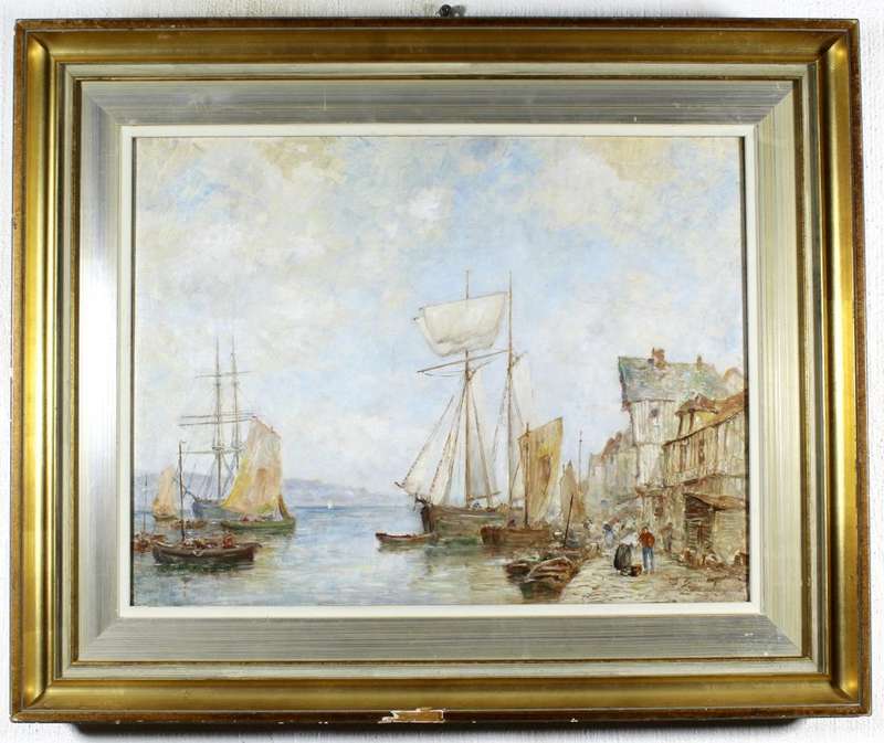 T Bouily - Harbor scene