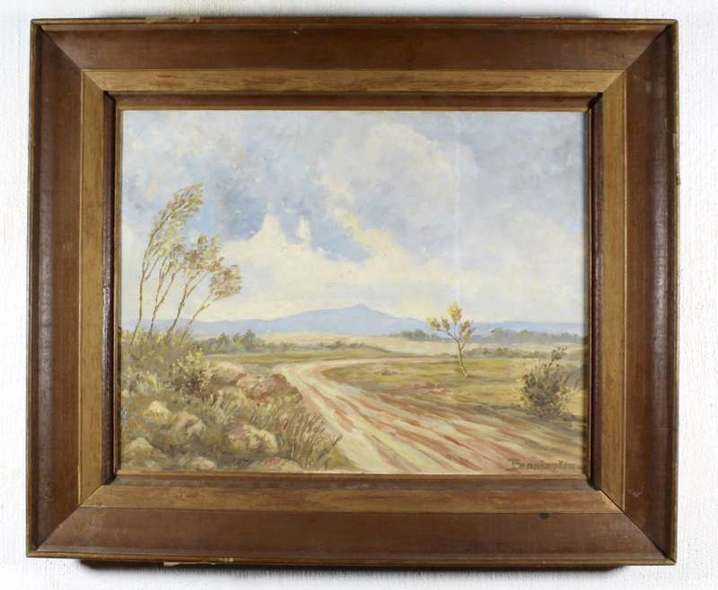 Reg Pennington - Dirt road in a landscape