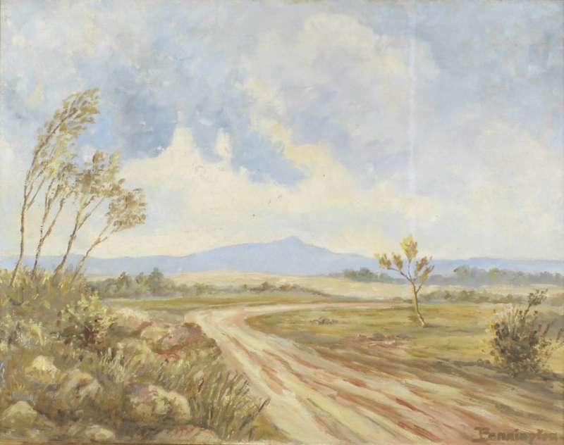 Reg Pennington - Dirt road in a landscape