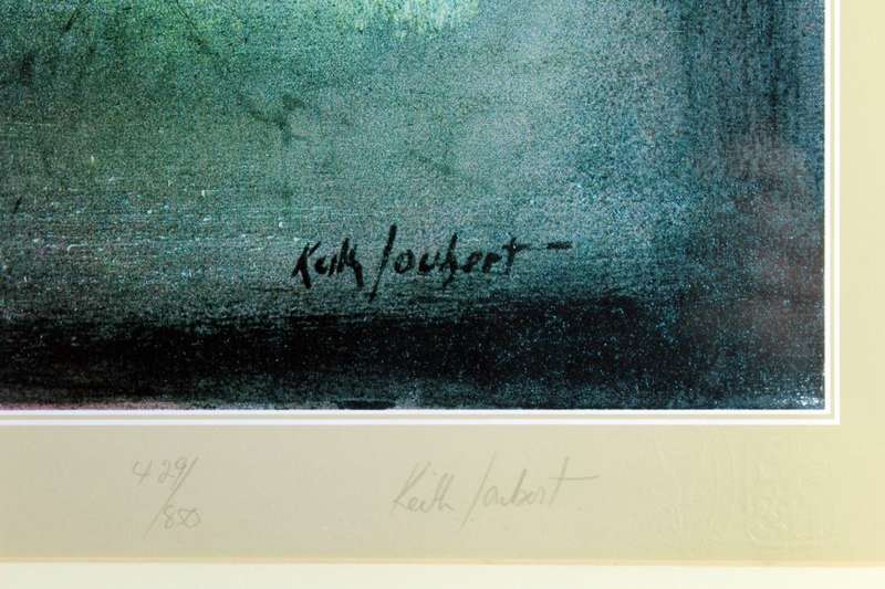 Keith Joubert - Limited edition lithoprint - The Black Rhinoceros