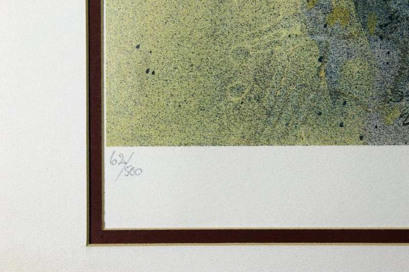 Keith Joubert - limited edition lithoprint - the royal sable antelope