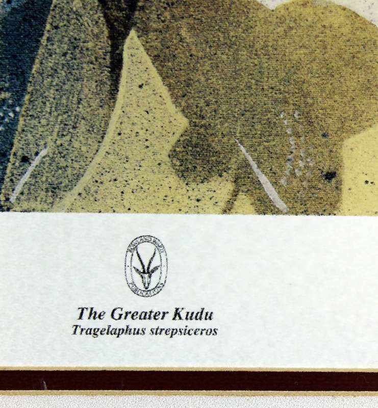 Keith Joubert - Limited edition lithoprint - The Greater Kudu - Low price! Bid now!
