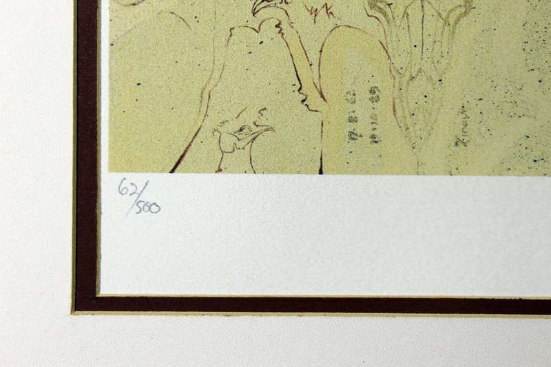 Keith Joubert - Limited edition lithoprint - The Greater Kudu - Low price! Bid now!