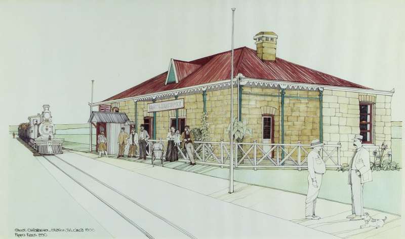 Pippa Rees - Groot Olifantsrivier Station, Transvaal - Circa 1900