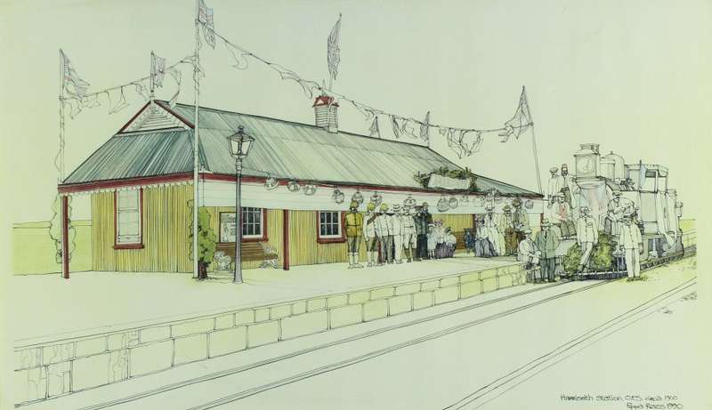 Pippa Rees - Harrismith Station, OFS - Circa 1900