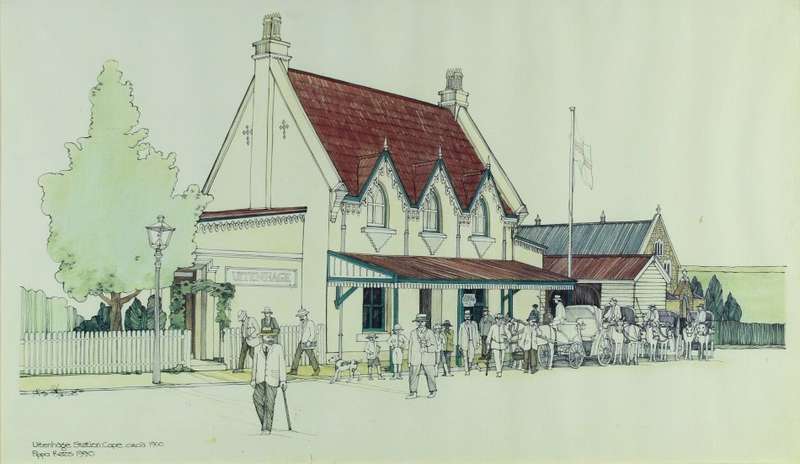 Pippa Rees - Uitenhage Station, Cape - Circa 1900