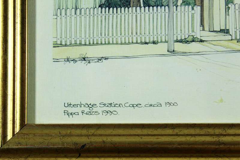 Pippa Rees - Uitenhage Station, Cape - Circa 1900