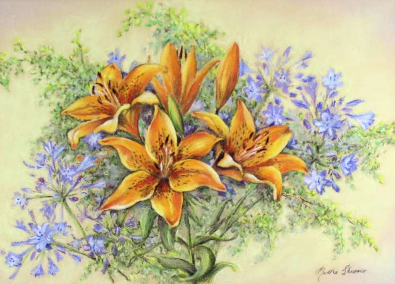 Nellie Shearer - Still life flowers