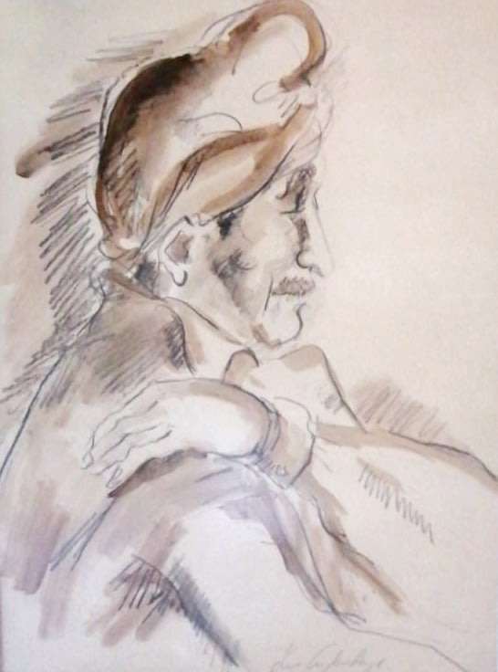 Iris Ampenberger - Portrait of an old man