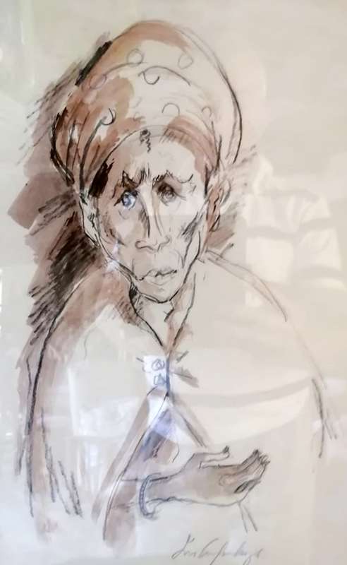 Iris Ampenberger - Portrait of an old woman