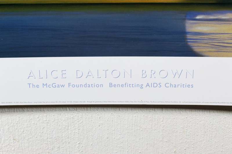 Poster - Alice Dalton Brown - McGaw Foundation - Beautiful! - Bid now!!