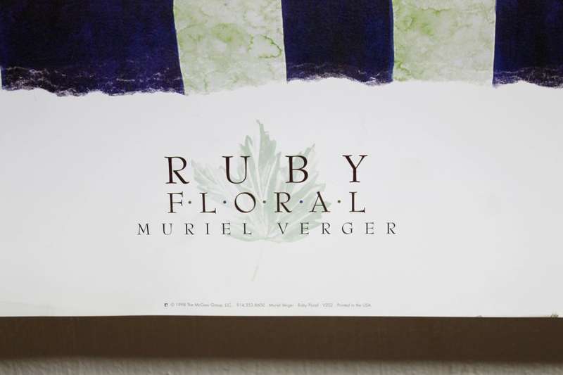 Poster - Muriel Verger - Ruby Floral