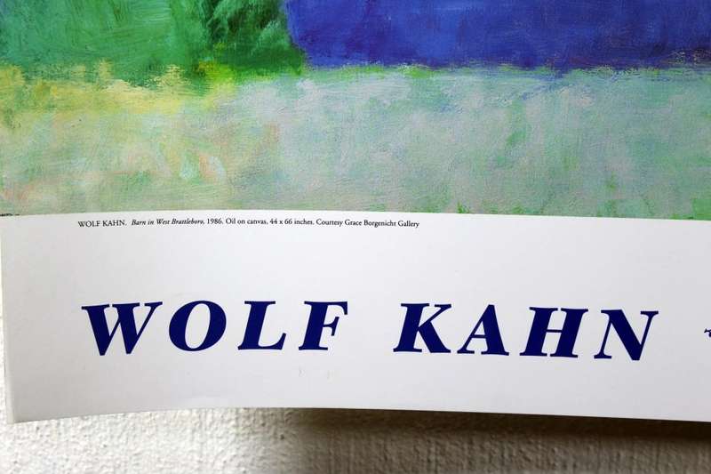 Poster - Wolf Kahn - Born in West Brattleboro