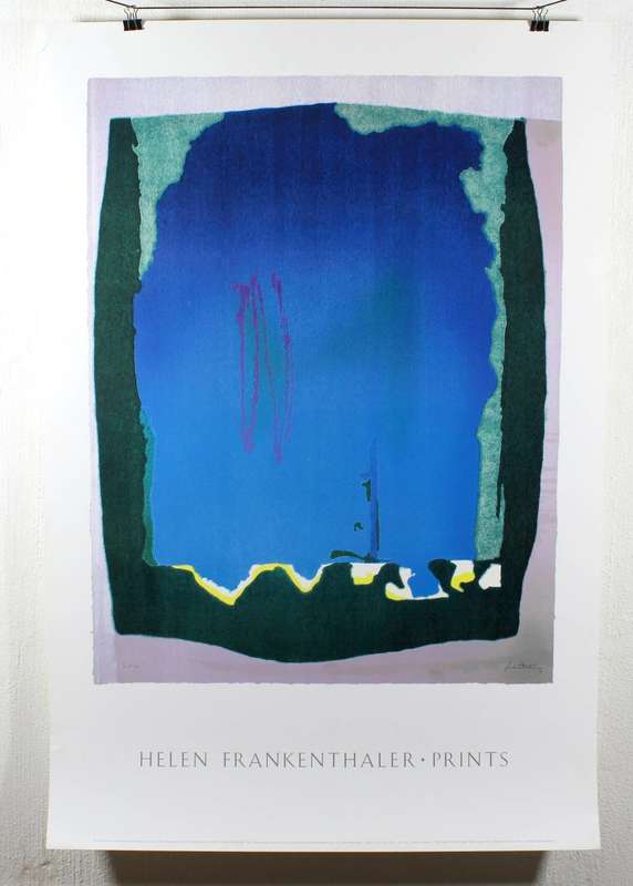 Poster - Helen Frankenthaler - Freefall - Beautiful! - Bid now!!