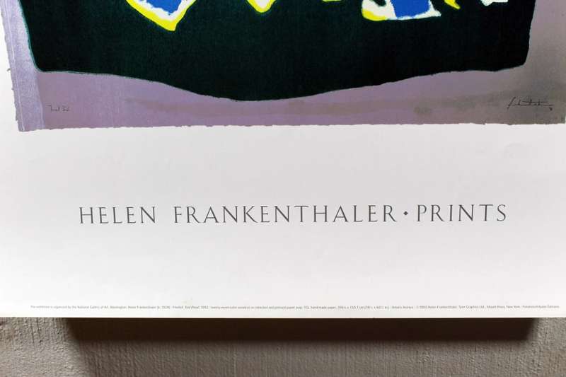 Poster - Helen Frankenthaler - Freefall - Beautiful! - Bid now!!