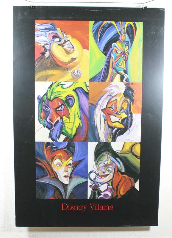 Poster - Disney Villains - USA print