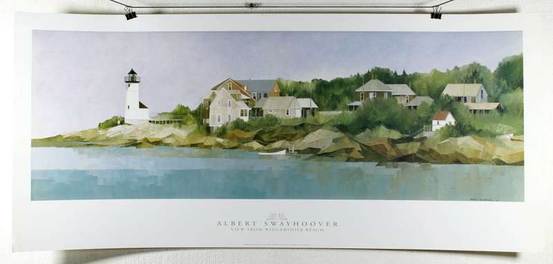 Poster - Albert Swayhoover - View from Wingershier Beach