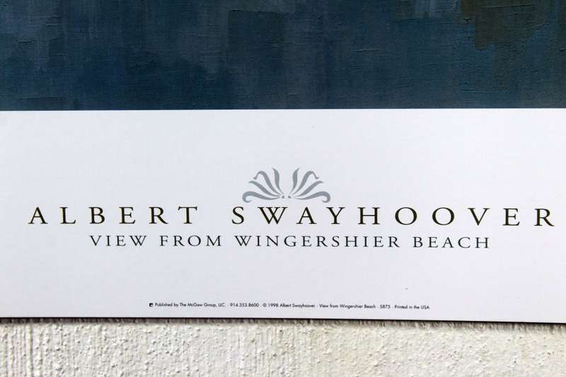 Poster - Albert Swayhoover - View from Wingershier Beach