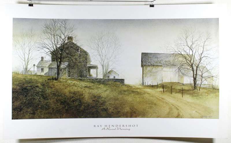 Poster - Ray Hendershot - A rural morning