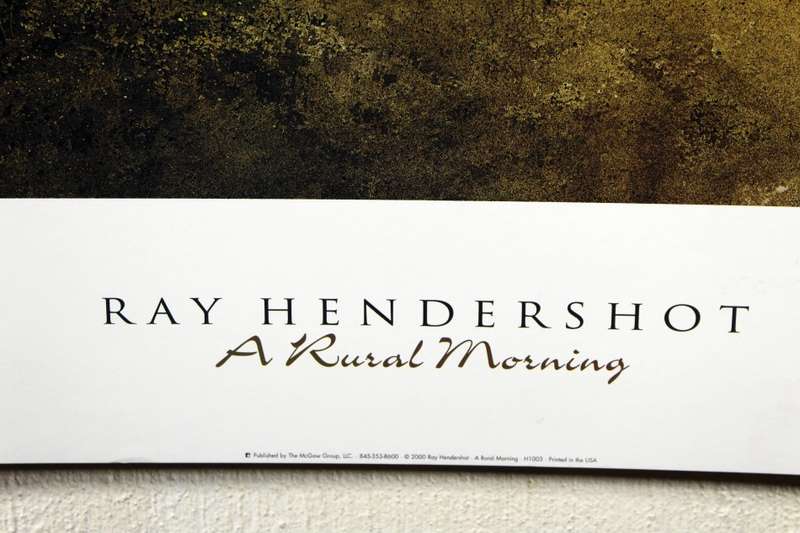 Poster - Ray Hendershot - A rural morning