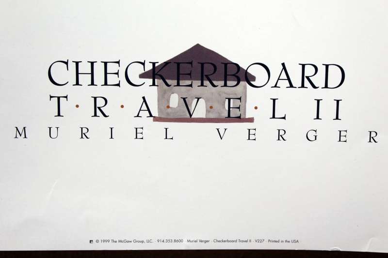 Poster - Muriel Verger - Checkerboard Travel II