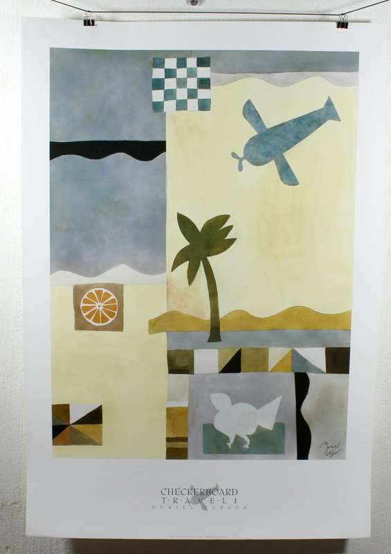 Poster - Muriel Verger - Checkerboard Travel I