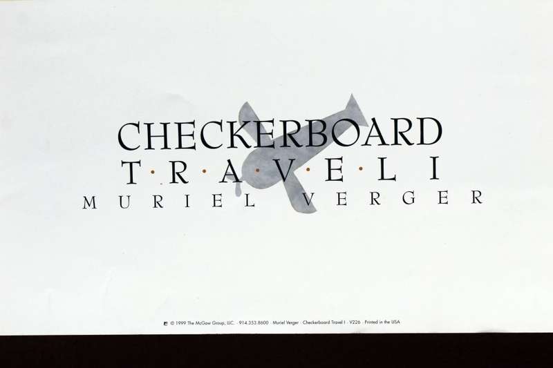 Poster - Muriel Verger - Checkerboard Travel I