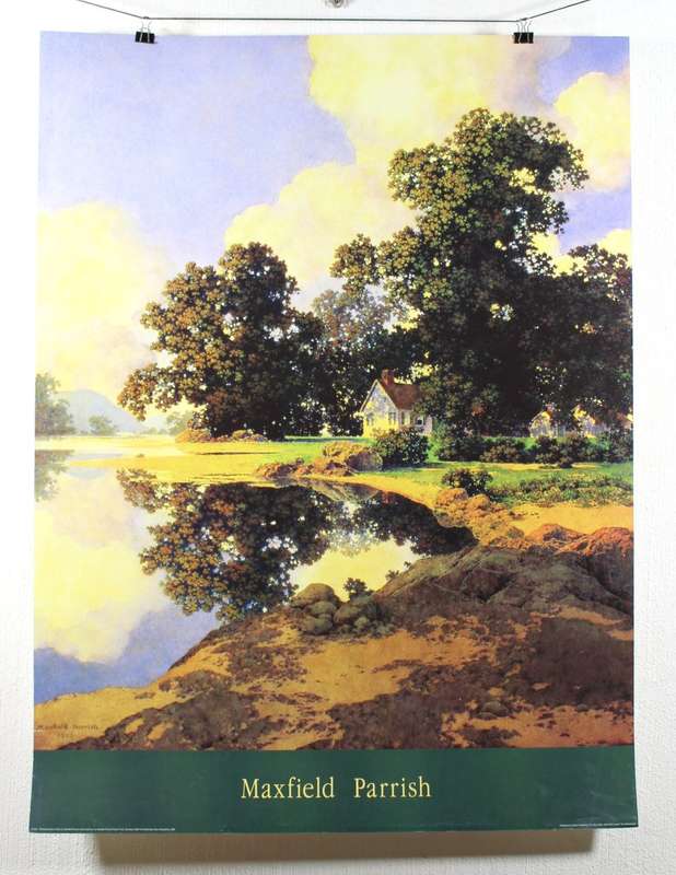 Poster - Maxfield Parish - Sheltering Oaks