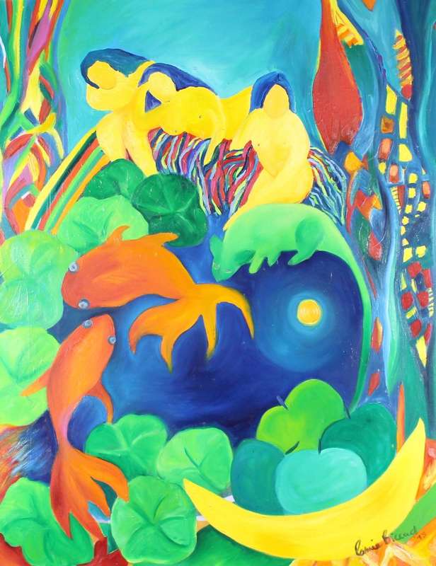 Ronnie Biccard - Koi's and figures