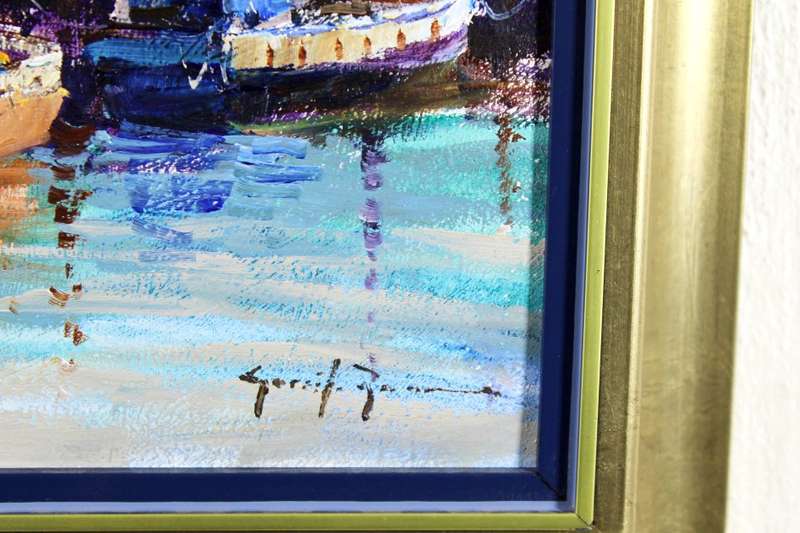 Gerrit Roon - Fishing boats - Stunning!! - Investment art! - Bid now!!
