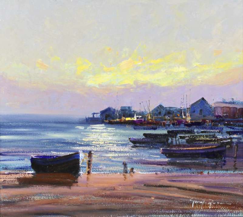 Gerrit Roon - Shipyard - Stunning!! - Investment art! - Bid now!!