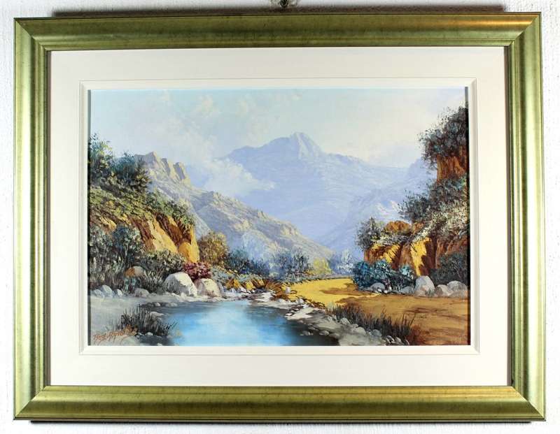 Reg Grattan - Landscape - Oil on canvas