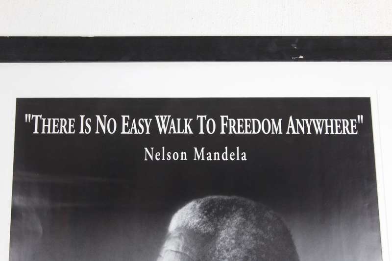Mandela - `There is no easy walk to freedom anywhere`