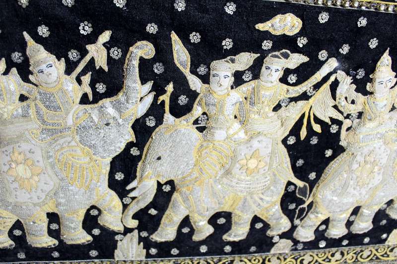 Kalaga - Burmese embossed needle work