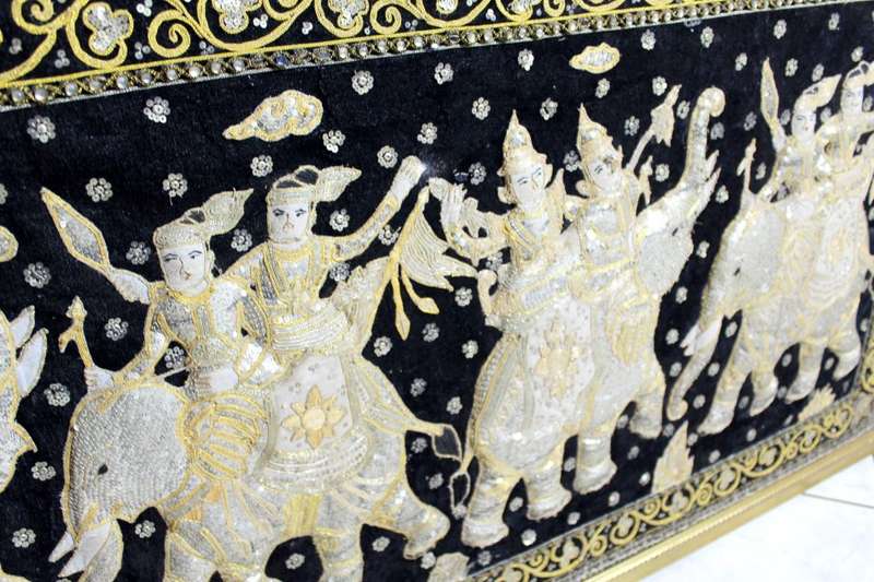 Kalaga - Burmese embossed needle work
