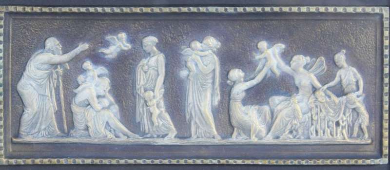 Greek mural - Possibly copper molded