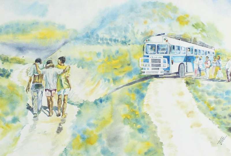Malaki Ndlovu - Bus with kids
